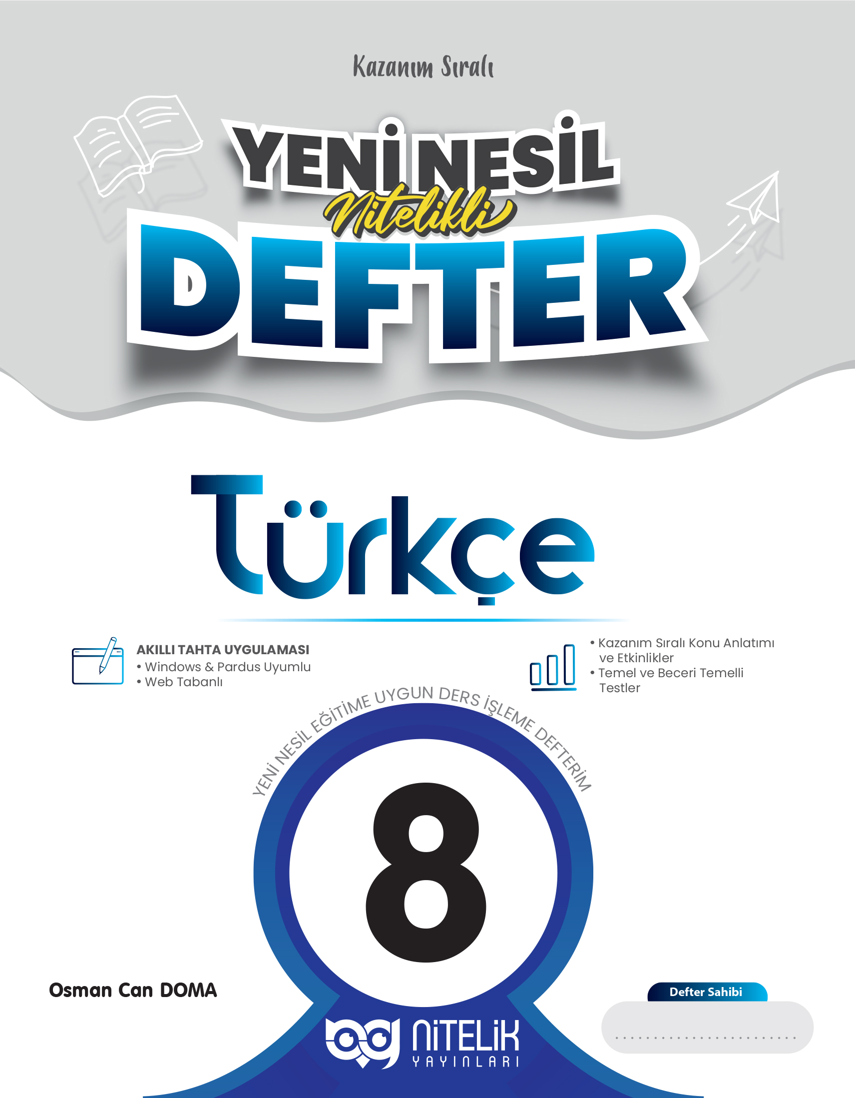 8. SINIF TÜRKÇE YENİ NESİL NİTELİKLİ DEFTER